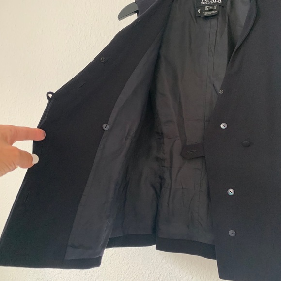 Escada Wool black Vest size 4 (34) - Picture 3 of 11